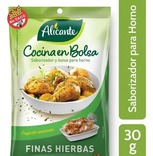 ALICANTE COCINA EN BOLSA FINAS HIERBAS