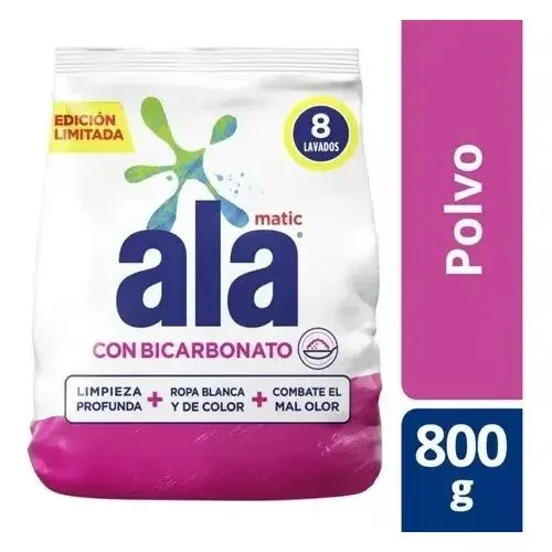 ALA JABON POLVO x800 BICARBONATO MATIC